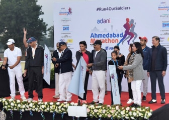 Adani Ahmedabad Marathon 2019 - 10 Km Run Flag Off