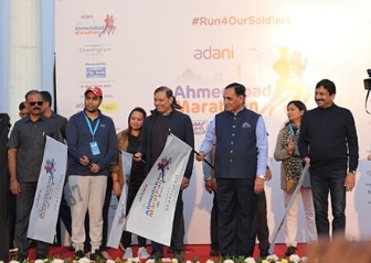 Adani Ahmedabad Marathon 2019 - 5 Km Run Flag Off