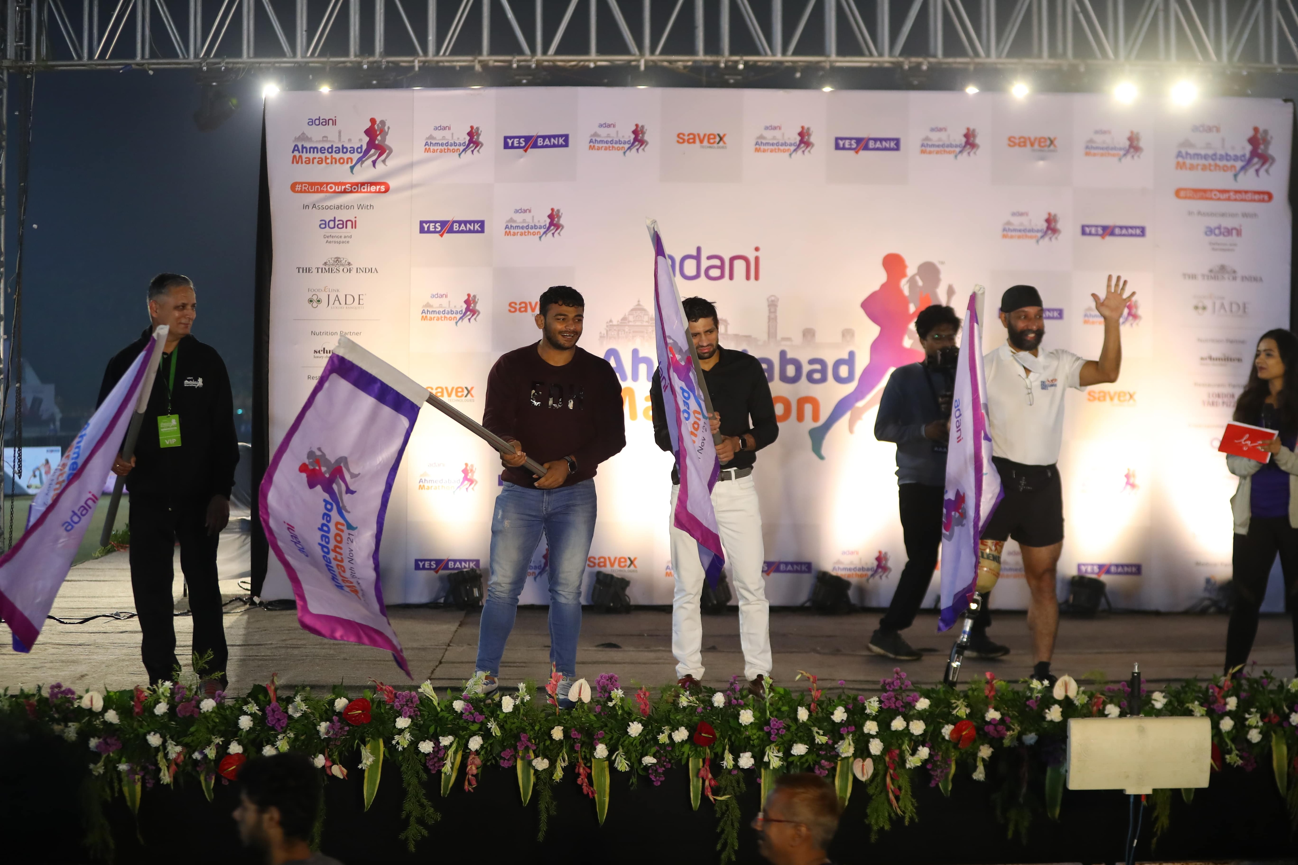 Adani Ahmedabad Marathon 2019 - 42 Km Flag Off