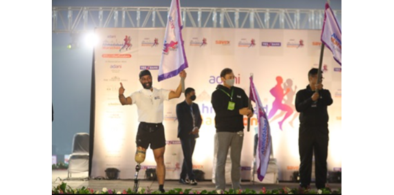 Adani Ahmedabad Marathon 2019 - 50 Lacs Donation to Armed Forces