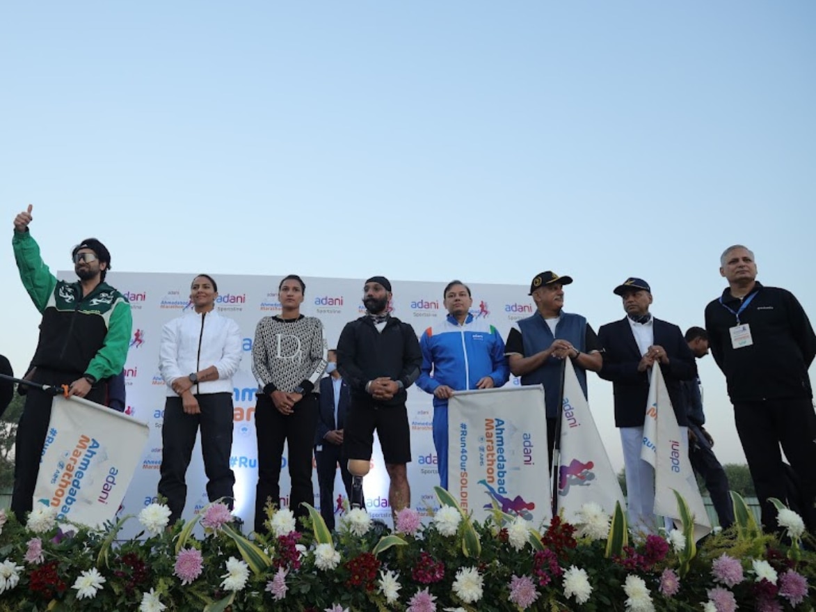 Adani Ahmedabad Marathon 2019 - 10 Km Run Flag Off