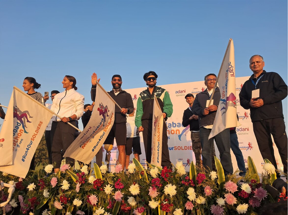 Adani Ahmedabad Marathon 2019 - 5 Km Run Flag Off