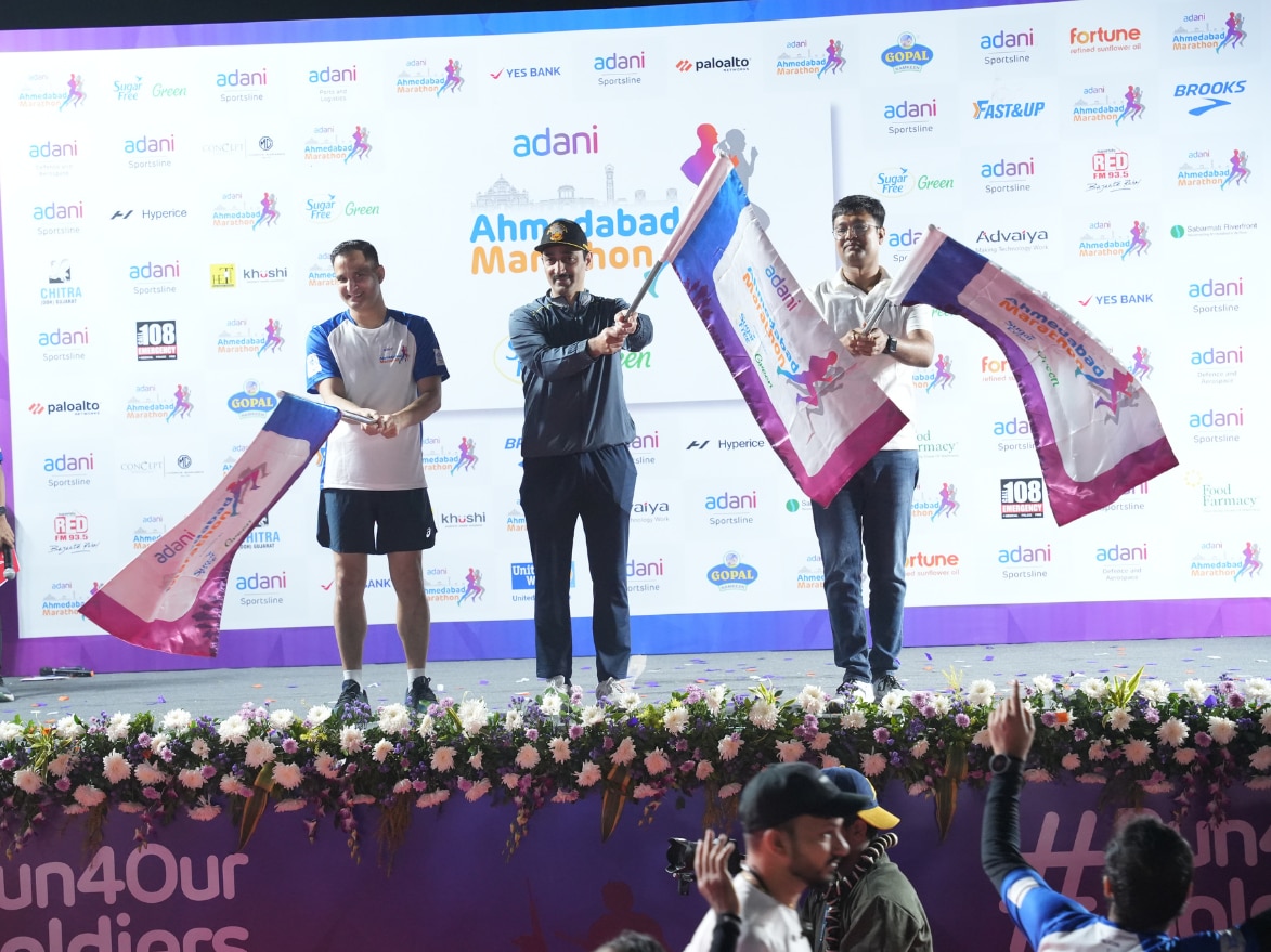 Adani Ahmedabad Marathon 2023 - 42 Km Flag Off